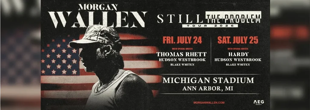 Morgan Wallen at Michigan Stadium