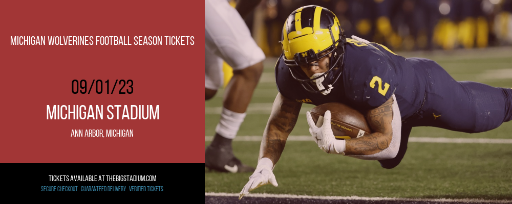 Michigan Wolverines Football Season Tickets at Michigan Stadium