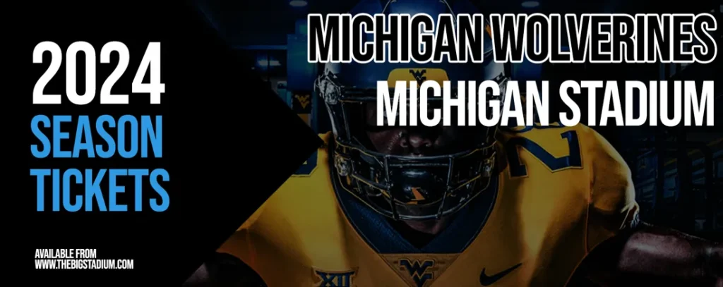 Michigan Wolverines Football 2024 Season Tickets at Michigan Stadium